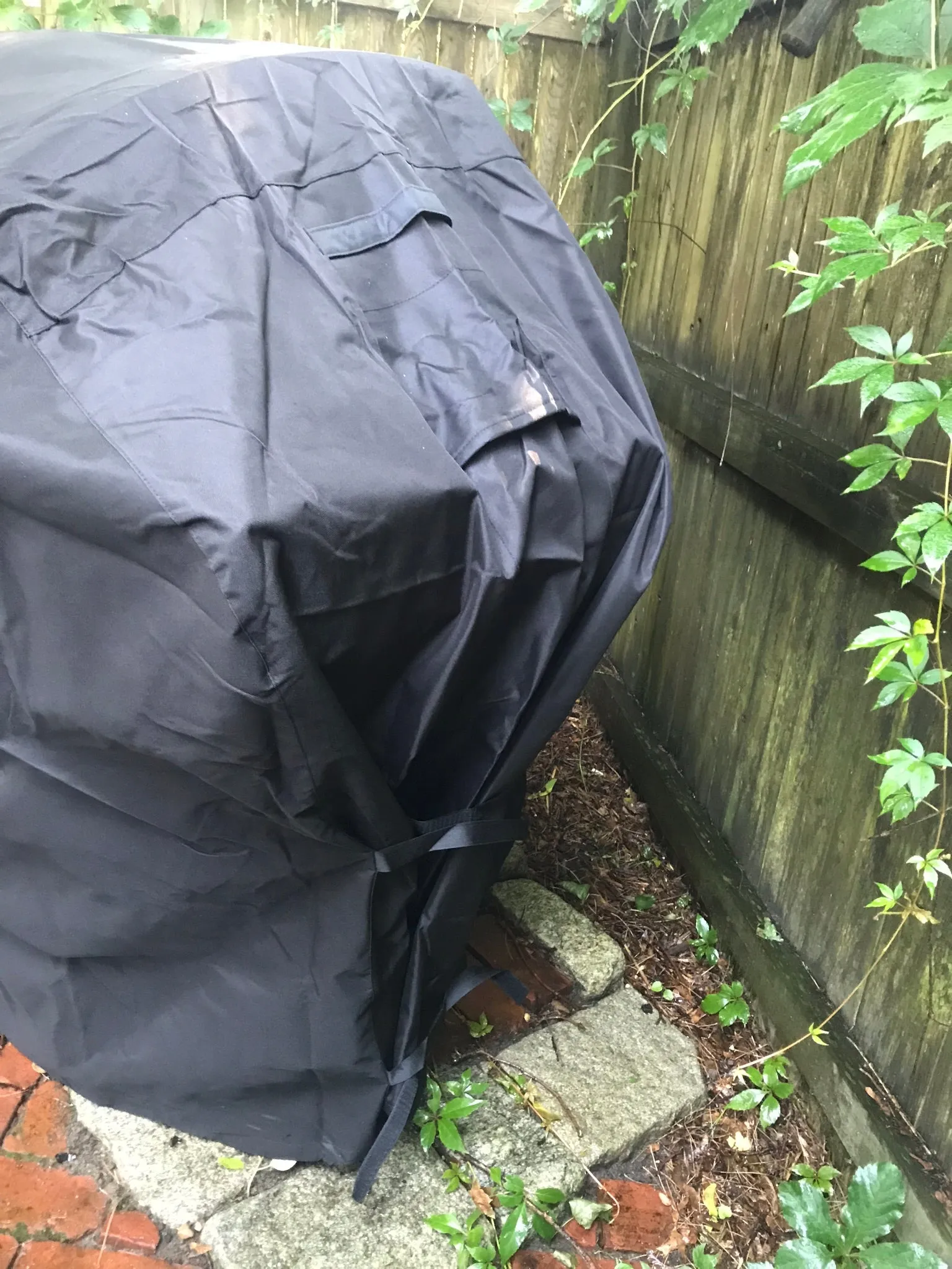 BBQ Grill Cover (Waterproof Black Professional Grade)
