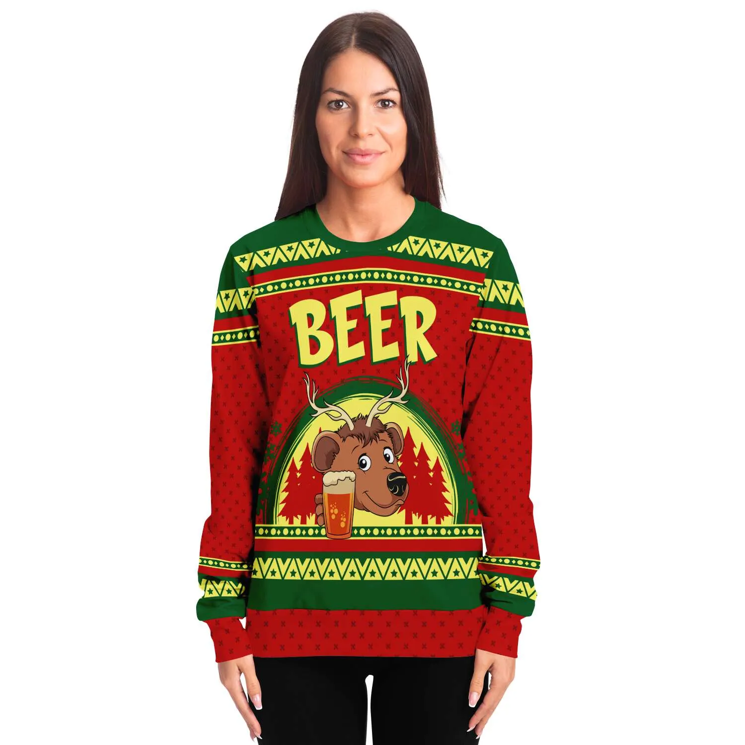 Beer Deer - Athletic Sweatshirt