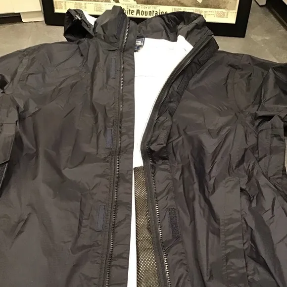 Cambridge Dry Goods Womens Hooded Rain Jacket Size XXL Waterproof Outerwear Gorp