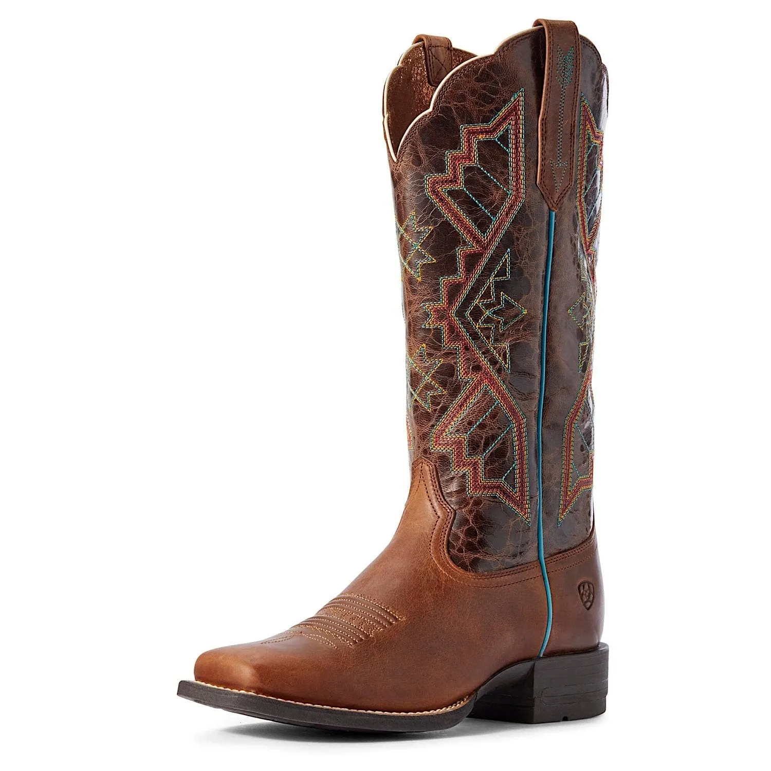 CL10031430-7.5-Distress Ariat Ladies Cowboy Boot Jackpot