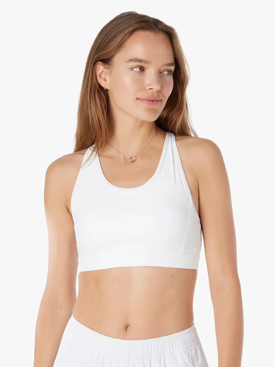 Corliss Sports Bra | White