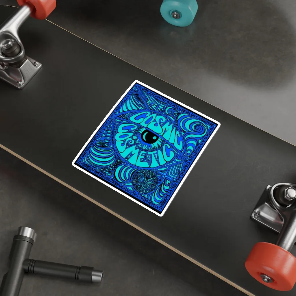 Cosmic Over Cosmetic Die-Cut Sticker - Wave Electric