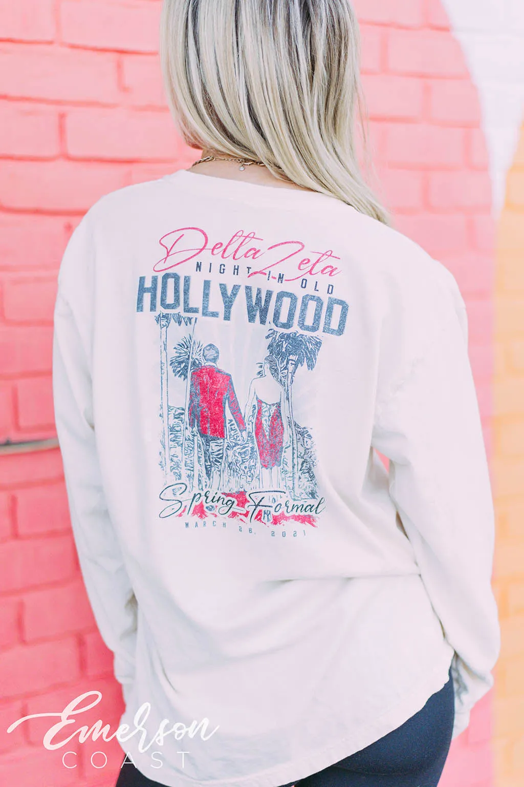 Delta Zeta Old Hollywood Spring Formal T-shirt