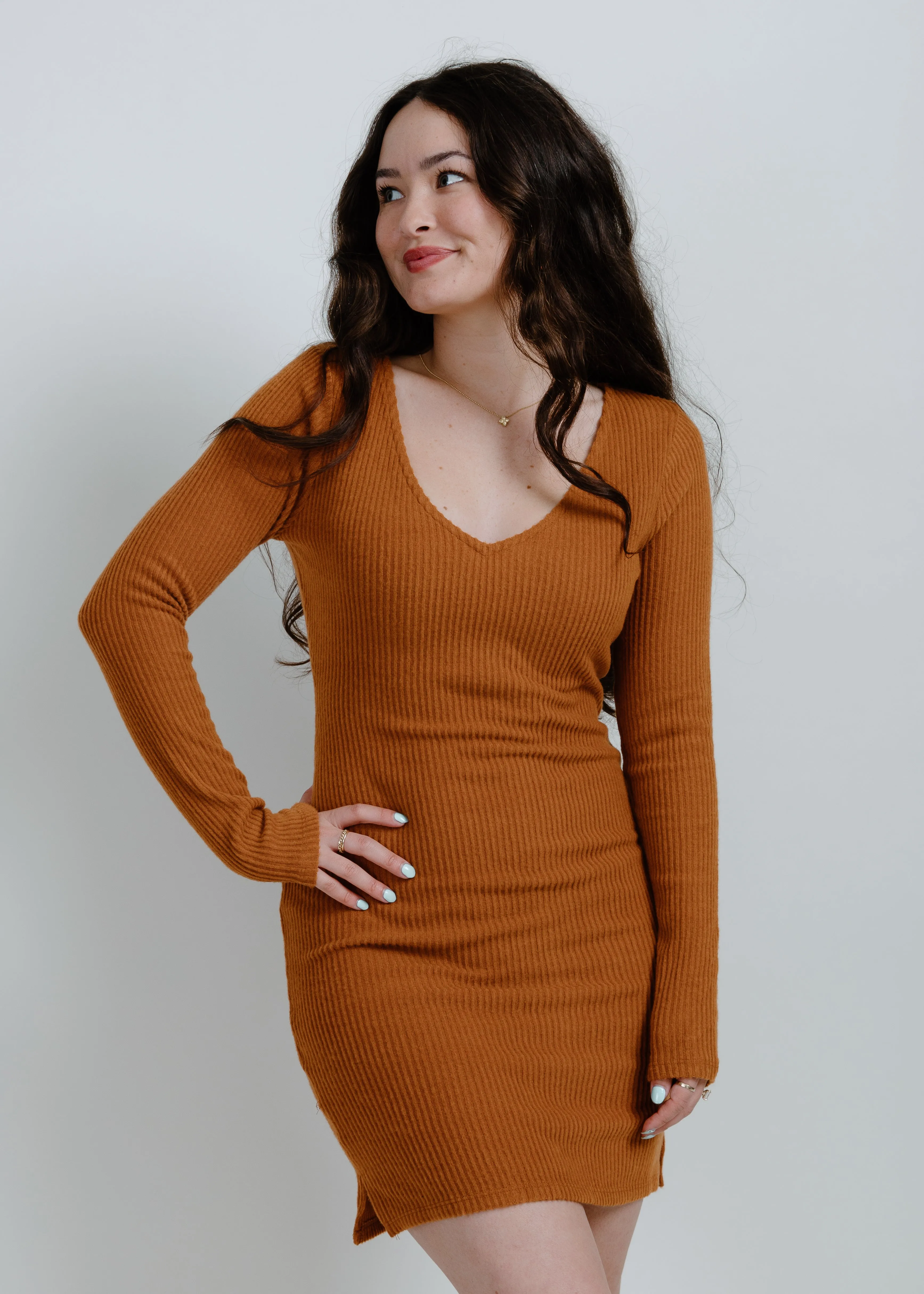 Ella Long Sleeve Mini Dress