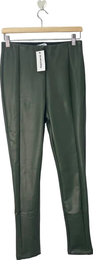 Everyday Black Coated Leggings UK Size 12