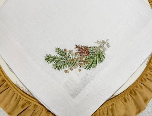 Fall Sprig Large Napkin