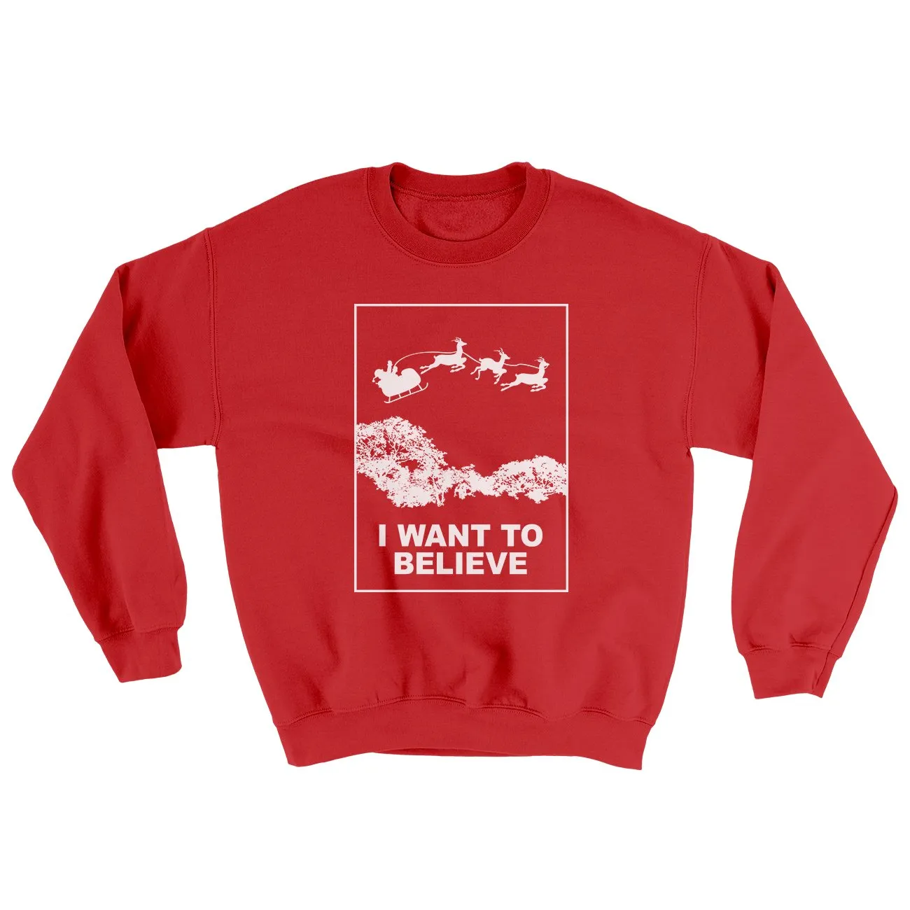 I Want to Believe Men/Unisex Ugly Sweater