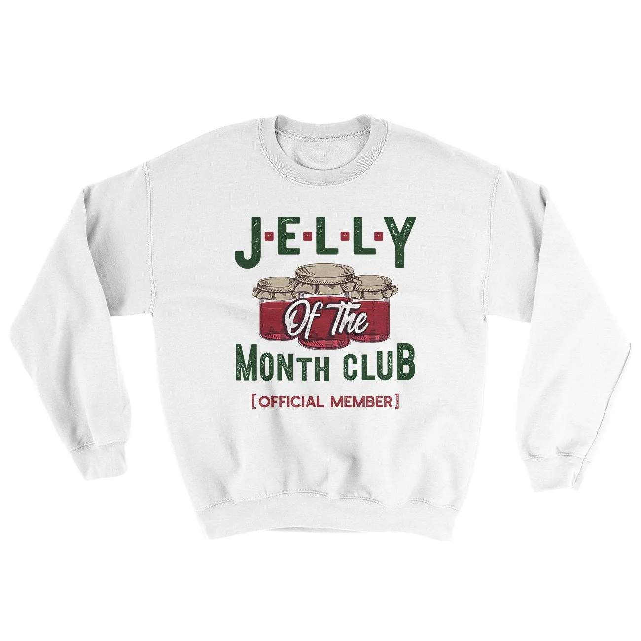 Jelly of the Month Club Funny Movie Men/Unisex Ugly Sweater