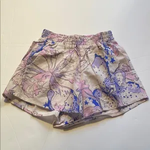 Las Surenas Pastel Print Women's Shorts - linen and cotton blend.  Beach Shorts.