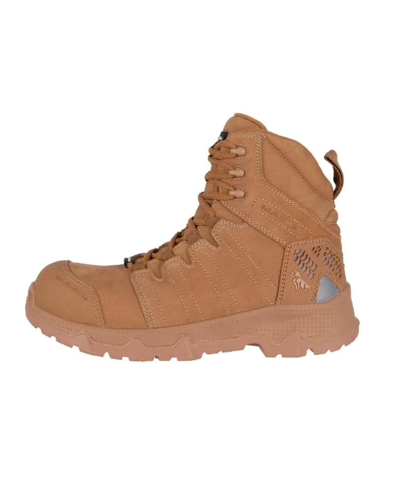 Octane 2.0 Zip Side Safety Boot - Honey