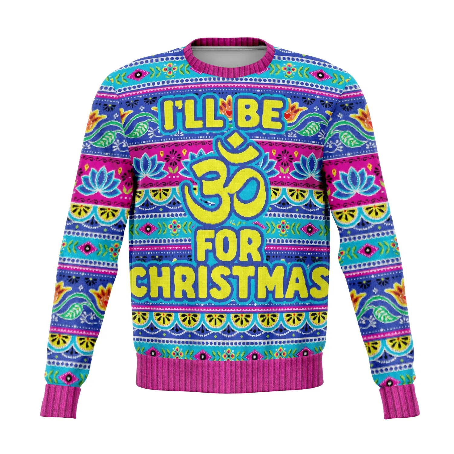 Om for Christmas - Athletic Sweatshirt