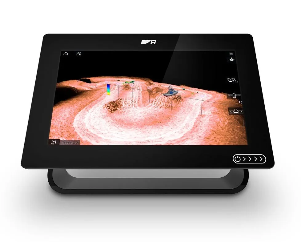 Raymarine Axiom  Plus 9 MFD 3D RV Sonar Sounder Fishfinder GPS Charplotter Combo Unit with RV 100 Transducer E70637-03