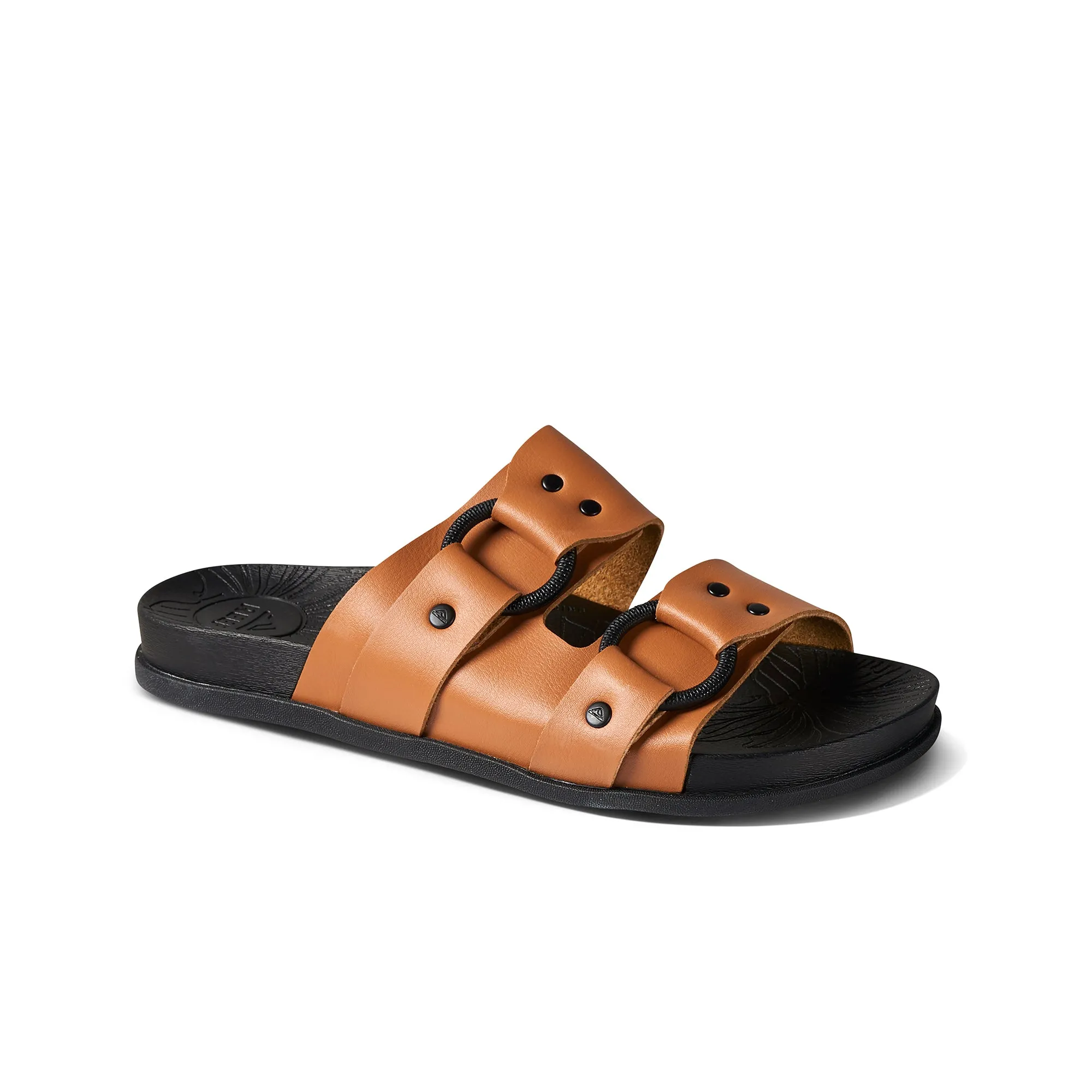 REEF CUSHION VERA CRUZ - BLACK/COGNAC