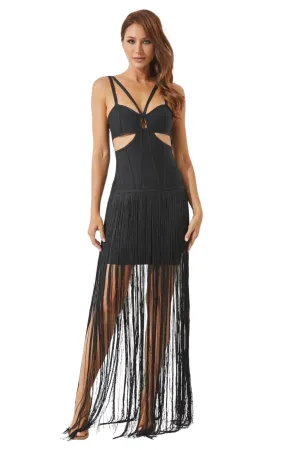 Royale Fringe Mini Dress