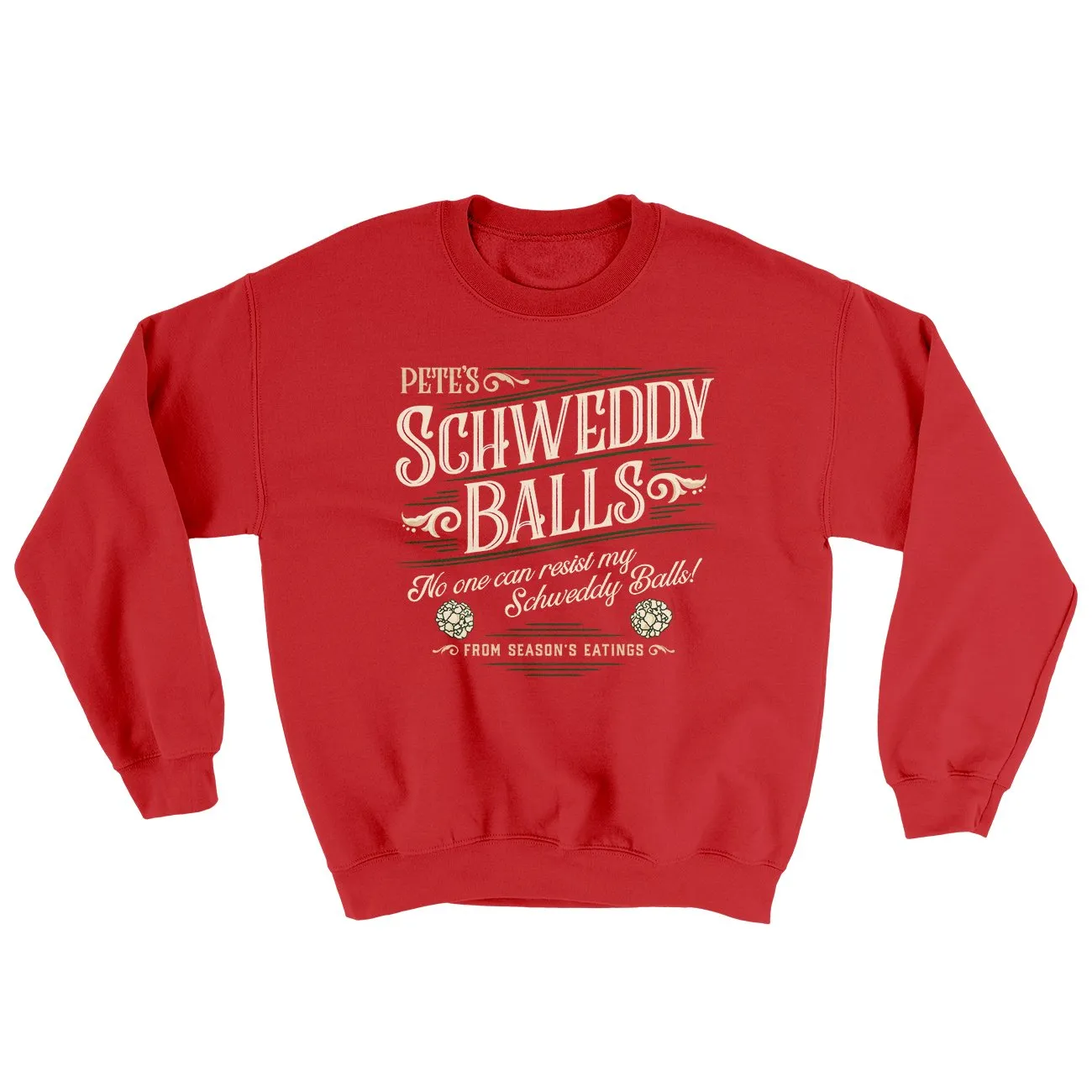 Schweddy Balls Ugly Sweater