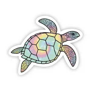 Sea Turtle Tie Dye Sticker