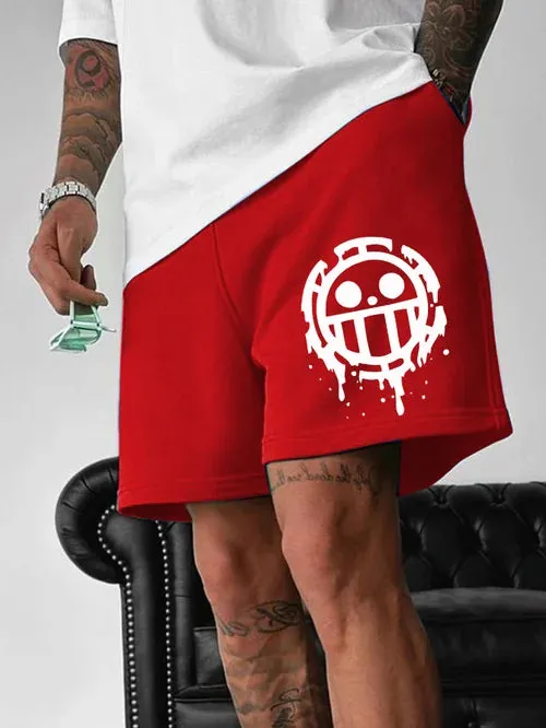 Stylish Casual Men's Multicolor Printed Pocketed Sweatpants
