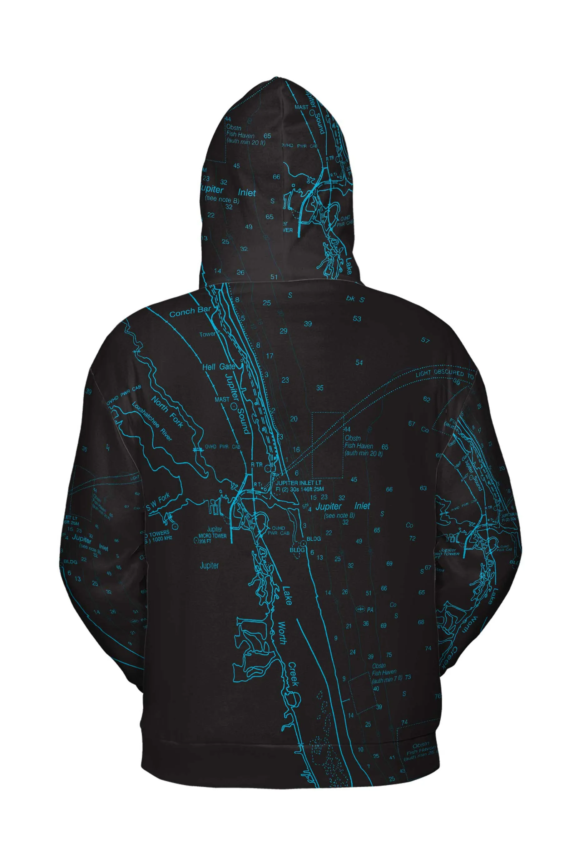 The Jupiter Inlet by Starlight Lightweight Hoodie Sweatshirt