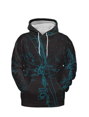 The Jupiter Inlet by Starlight Lightweight Hoodie Sweatshirt