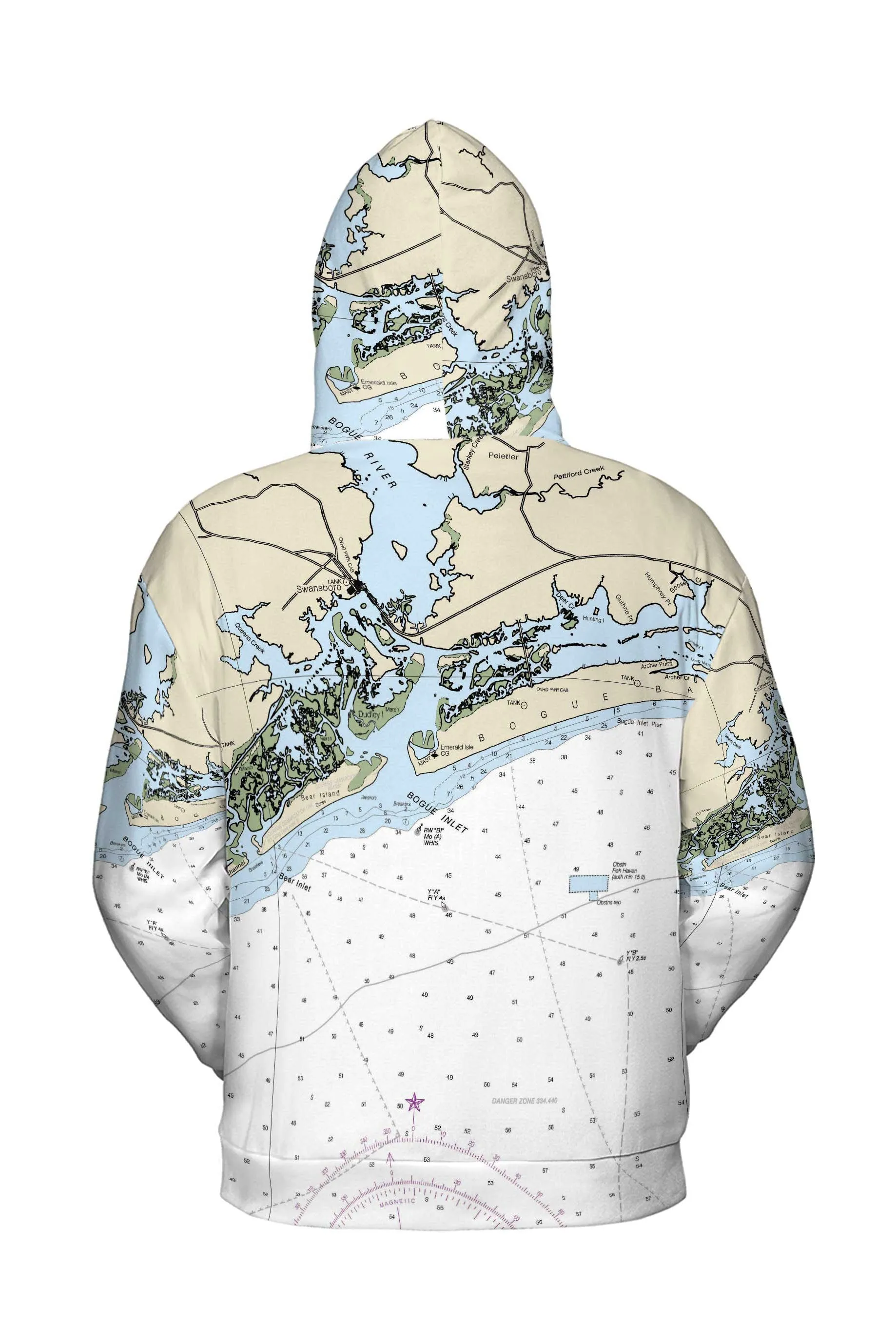 The Swansboro Navigator Lightweight Hoodie Sweatshirt