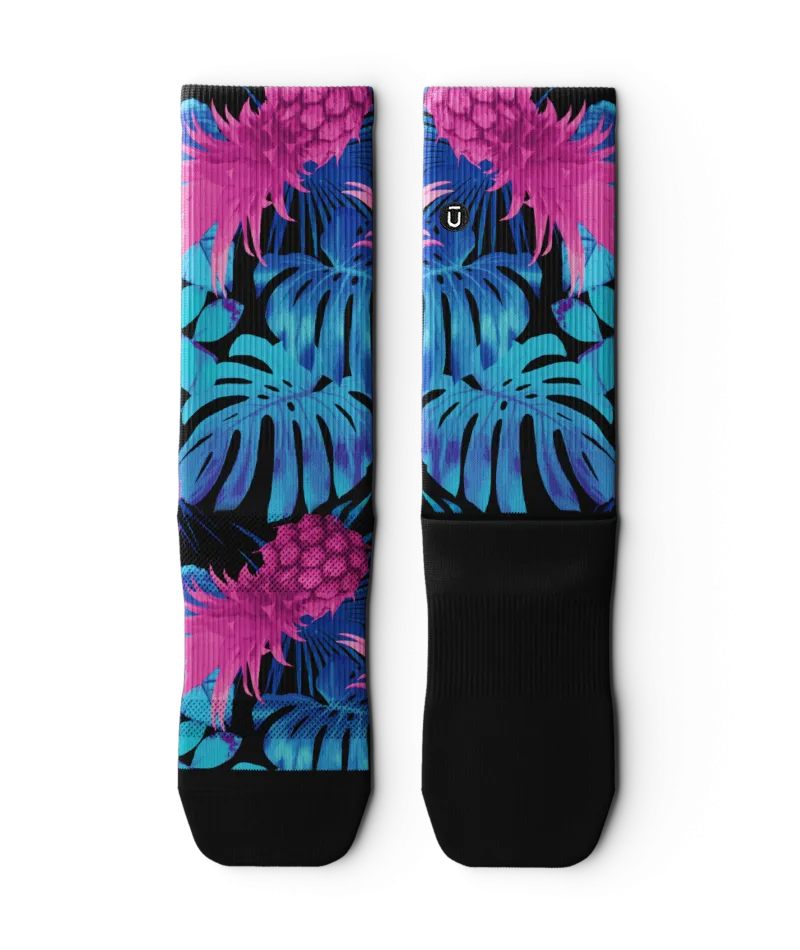 Tropic Like It's Hot Crew Socks