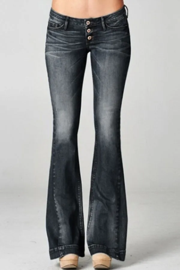 Wide Leg Denim Stylish Jeans