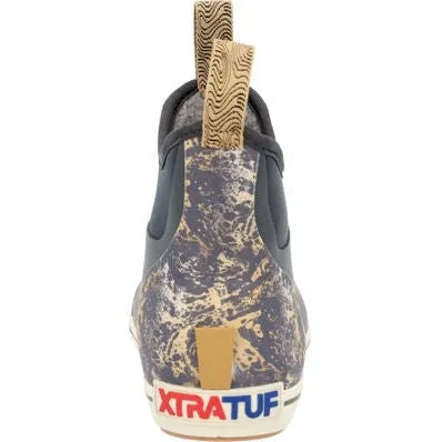 Xtratuf Men's Trolling Pack 6" Waterproof Slip Resistant Ankle Deck Boot -Grey- XMAB1TP